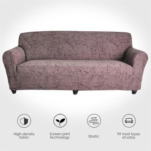 Stretch Sofa Cover para sala de estar Capa de sofá l Capa de poltrona de forma única / dois / três assento 211102