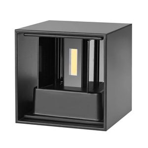 Dimmable 12W luminaria lampada led IP67 outdoor Wall Lamp Aluminum Adjustable Surface Mounted Cube Led Garden Porch Light