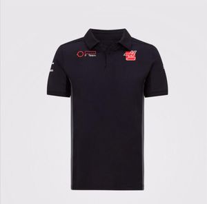 2022 NOWA T-shirt zespołu F1 Lapel Polo Suit Formula One Kurtka dostosowana do tego samego stylu