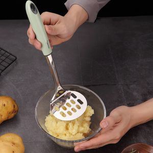 Rostfritt stål Potatis Masher Potatis Mudtryck Mud Machine Ricer Frukt Vegetabiliska verktyg Köksdrang