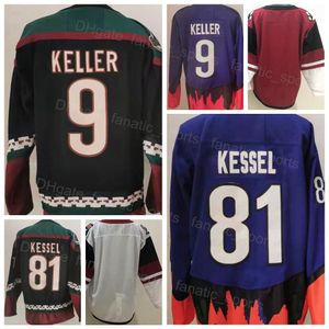 Wholesale red blank hockey jersey resale online - Men Blank Phil Kessel Reverse Retro Hockey Jerseys Ice Clayton Keller For Sport Fans Home Away Black Red White Purple Embroidery And Stitched Good Quality YeLang