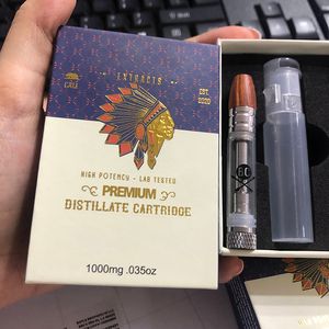 Aceite grueso Cartucho vape de vape de cerámica Atomizador de destilado puro Vape vapeable Lápiz Completo Espectro de aceite Orgánico Cartucho de aceite Embalaje Punta de madera Precio de fábrica