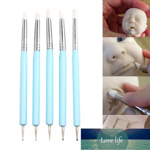 Double-Ended Settting Set Nail Art Embossing Modelagem de Cerâmica Ferramentas de Cerâmica Artesanato Art Silicone Clay Thermoplasts Brushes