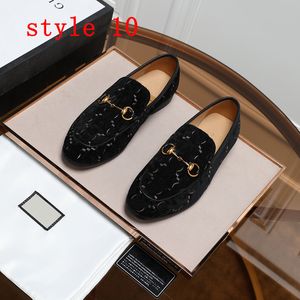 Fashion men's style dress shoes Genuine leather highs quality men casual Peas shoe wedding office party Pumps designer loafers size 38-45