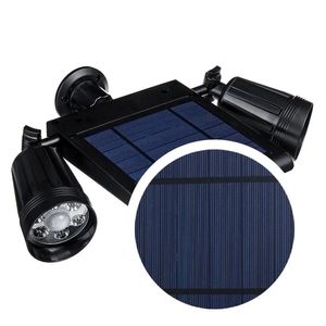 Lampada da parete a energia solare con movimento PIR a 64 LED, lampada di sicurezza domestica da giardino per esterni