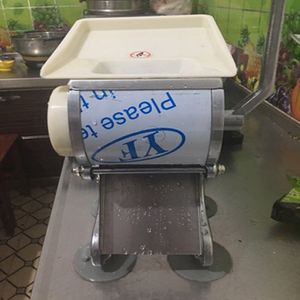 Manueller Fleischschneider / Maschine für gefrorene Rindfleischscheiben / Manuelle Scheibenmaschine für den Heimgebrauch aus Edelstahl /