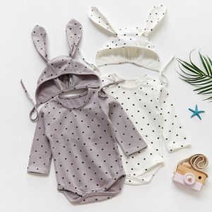 Infant Baby Rompers Boys Girls Long Sleeve Star Printing Clothes Spring Autumn 0-3Yrs 210429