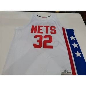 raro basket jersey uomini giovani donne vintage 1973-74 Julius erving #32 White size S-5xl personalizzato qualsiasi nome o numero