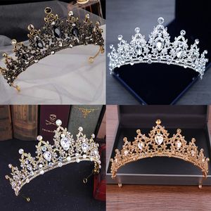 Wedding Crown Crystal Tiaras For Women Bridal Diadem Hair Accessories Headband Headpieces Head Jewelry