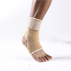 Ankelstöd Viktar Elastiska Bandage Stickning Protector Compression Sports Basketboll Fotboll Brace Guard Protect