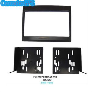 Nero Doppio Din Autoradio Fascia Stereo Pannello Telaio Audio Copertura Dash Mount per 2007 PONTIAC GTO Kit Trim