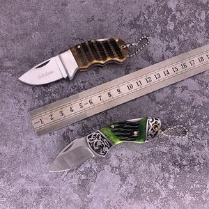 SE-BA mini kieszonkowy keychain folding nóż 440C satynowy ostrze zytel uchwyt do odkrytego kempingu polowanie Survival EDC Tools