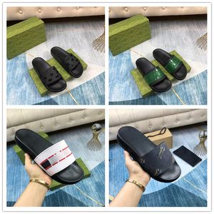 Heißer Verkauf Designer Frau Top Qualität G Hausschuhe Männer Slipper Getriebe Böden Flip Flops Echtes Leder Damen Luxus Sandalen Mode Kausalschuhe Größe 35-46 US 12 mit Box