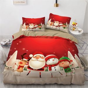 3d Christmas Design Comporter Case duvet täcke täckning sängkläder set dubbel king drottning dubbel enstorlek hemtextil 2103192361