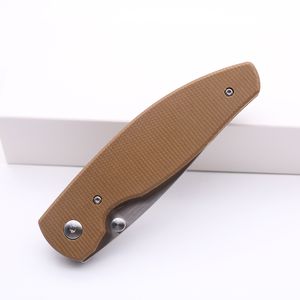 Hızlı Kargo Smke Bıçaklar TRM Atom Cep Katlanır Bıçak Saten 14C28N Blade Micarta Kolu taktiksel hayatta kalma bıçağı Açık Kamp Araçları