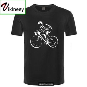 Mężczyźni Moda Solidne Koszulki Rowerzysta Cykl rowerowy Sporter Transport Hobby Biker Cycler Męskie T Shirt Ringer 210706