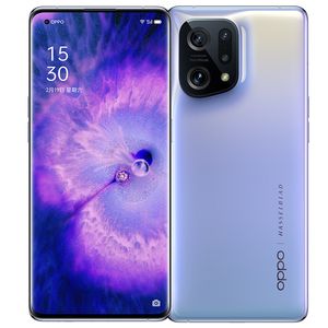 Orijinal Oppo Bul x5 5g Cep Telefonu 12 GB RAM 256 GB ROM Octa Çekirdek Snapdragon 888 50MP NFC IP54 Android 6.55 