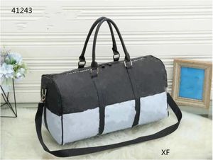 Gute Designer-Taschen Mode Männer Frauen Reisen Duffle Bag Leder Gepäck Handtaschen Große Kontrastfarbe Kapazität Sport XF41243