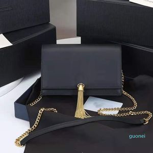 2021 High quality chain handbag strap crossbody bags classic top fashion women shoulder messenger bag ladies purse clutch totes Gold Silver