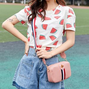 Women's Shoulder Crossbody Bee Mobile Phone Bag Camera Bag Colorful Striped Wholesale New Product Factory Price