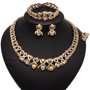 Yulaili Est African Jewelry Elegant Round Shape Necklace For Women Wedding Party Accessories Chokers