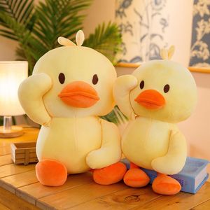 Super soft duck Plush doll Internet lovely red hot sales douyin toys with small yellow ducks dolls children's gift toys wholesale baby's Gifts