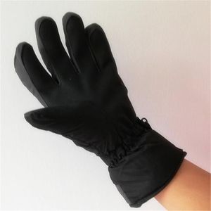 Fingerless Gloves 1pair Adult Ski Gloves,Winter Fleece Liner Warm Men&Women Windproof PU Leather Non-slip Palm Waterproof