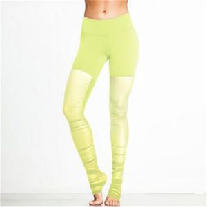 Leggings da palestra per fitness a vita alta Completi da yoga da donna Collant energetici senza cuciture Allenamento da corsa Pantaloni sportivi sportivi Abbigliamento sportivo da allenamento 06