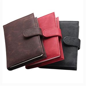 Card Holders PU Leather Hasp Passport Holder Cover Wallet Women Men Passports Document Pouch Cards Organizer Case With Buckle For Travel