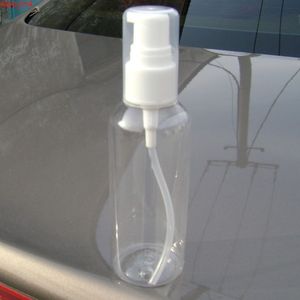 50 pz/lotto 100 ml di Plastica Lozione Pompa Bottiglia Trasparente Dispenser Gel Doccia/Shampoo Bottiglie Riutilizzabili Vuote Pressione Containergoods