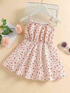 Baby Ditsy Floral Print Guipure Lace Insert Cami Dress SHE