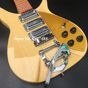 2021 New Arrival 6-String Log Color Short Neck Electric Guitar,With Clear Sound Quality And Guaranteed Quality