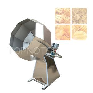 Fried Peanuts Seasoning Machine Drum Potato Chips Snack Flavoring Maker