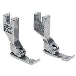 1pcs Industrial Sewing Machine Flat Car Single Side Presser Foot Steel Zipper P36LN / P36N 3.3x3.1x0.6cm1