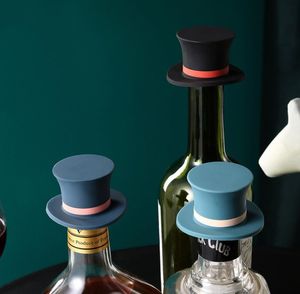 Kitchen Bar Tools Wine Stopper Creative Magic Hat Shape Silicone Wines Corks Non-slip Silica Gel Leakproof Bottle Cork SN2987