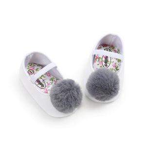 ingrosso Stili Di Culla-First Walkers Style Carino Cute Ball Crib Brand Baby Bambino Mocassini Soft Bottom PU Scarpe in pelle mesi