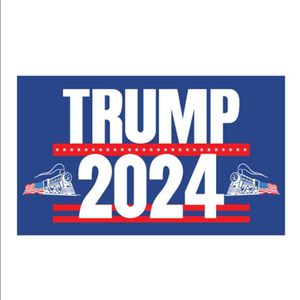 2024 Trump Train Flag 90 * 150cm Trump Flags Elezioni presidenziali statunitensi Trump Banner Flags 2024 3 * 5ft