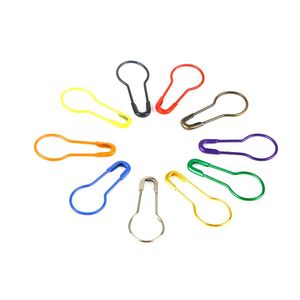 Renkli 100 adet / grup Örme Tığ Kilitleme Dikiş Marker Hangtag Emniyet Pimleri DIY Dikiş Araçları İğne Klip El Sanatları Aksesuar DH8575