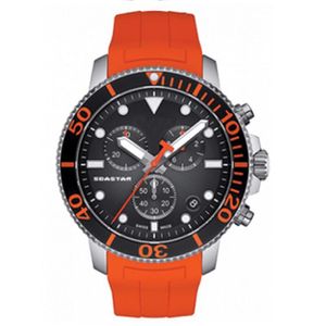 2021 Modeller T120417A Quartz Watch Seastar Mens Sport ETA G10212 Rörelse Vattentät gummiband