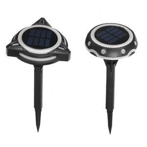 8/10 LED Solar Power Disk Light begravd utomhus under marken Vattentät lampa