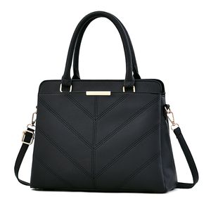 Bolsas HBP Bolsas Mulheres Tots Bags PU Couro Axidante Messengerbags Flap Saco Black Color