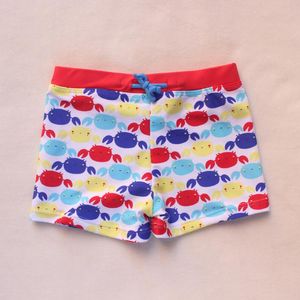 Men's Swimwear 2021 Boys Swimming Trunks 1-12Years Children's Kids Swimsuit Crab Print Baby Swim Trunks-SW515