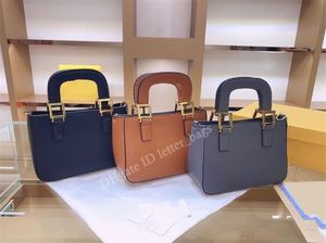 2021 SS Limited Frauen Mode Handtaschen Brief Rindsleder Haspe Doppel Griff Einkaufstaschen Hardware 24 Karat Abnehmbare Strap Klassische Totes Umhängetasche