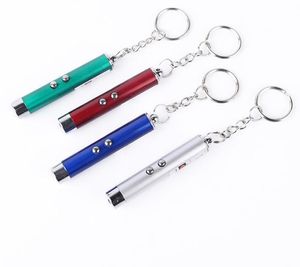 2021 Supplies Home & Gardenmini Red Laser Key Chain Funny Led Light Pet Cat Toys Keychain Pointer Pen Keyring For Cats Training Play Toy