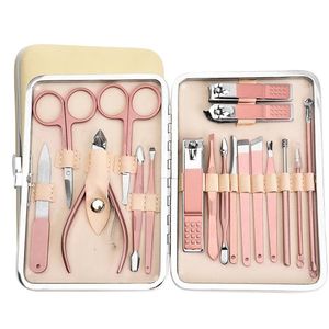 Nail Art Kits Professional Clippers Manicure Set Stainless Steel Cutter Scissor Cuticle Nipper Tools SetNail