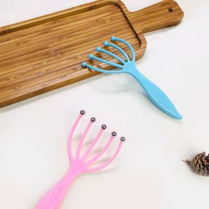 Home Massaggiatori per la testa Massaggiatore per cuoio capelluto portatile Scratcher Tingler Strumento per alleviare lo stress Artiglio per massaggio per stimolazione e rilassamento del cuoio capelluto ZWL525