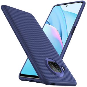 Adatto per Xiaomi 10T LITE 5G Custodia per cellulare Moda Semplice copertura posteriore in colore puro Custodia protettiva in TPU satinato Anti-caduta Soft Shell