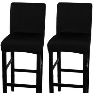 Krzesło Okładki 2 Opakowania Pokrywa Slipcover Counter Stool Jadalnia Kuchnia Bar Kawiarnia Meble Seat Stretch Protecto