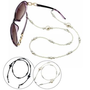 Women Chic Fashion Reading Glasses Chain Women Metal Sunglasses Cords Casual Pearl Beaded Eyeglass Chain for Glasses