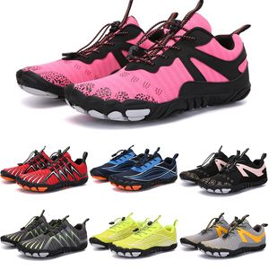 2021 Four Seasons Five Fingers Sports shoes Mountaineering Net Extreme Simple Running, Cycling, Hiking, green pink black Rock Climbing 35-45 color 124